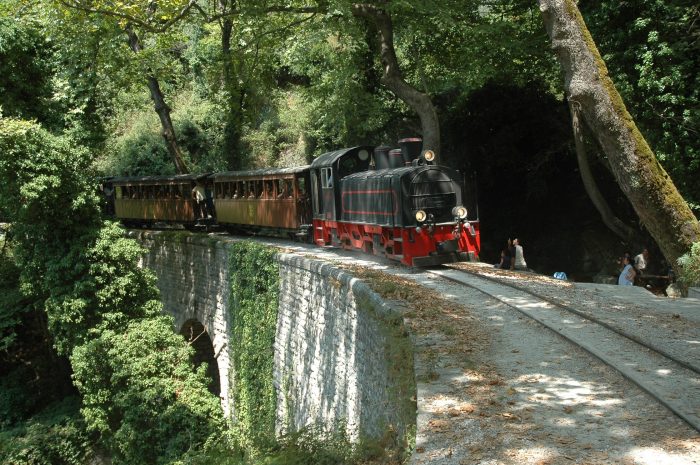 The Pelion Train, a mythical route